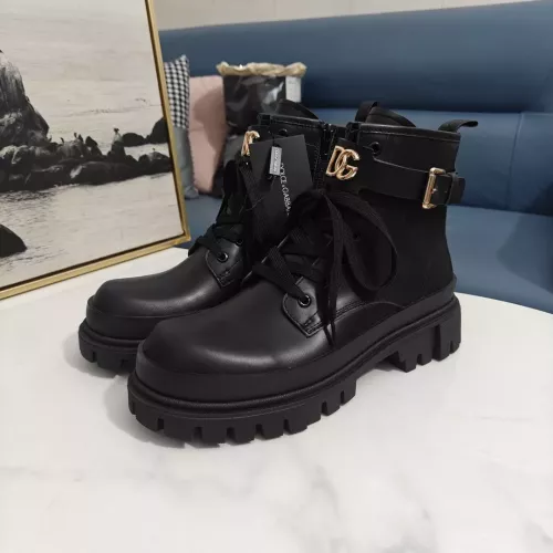 Cheap Dolce &amp; Gabbana D&amp;G Boots For Women #1275343 Replica Wholesale [$135.00 USD] [ITEM#1275343] on Replica Dolce &amp; Gabbana D&amp;G Boots