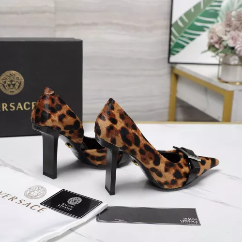 Cheap Versace High-Heeled Shoes For Women #1275359 Replica Wholesale [$118.00 USD] [ITEM#1275359] on Replica Versace High-Heeled Shoes