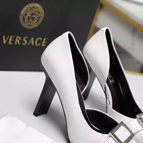 Cheap Versace High-Heeled Shoes For Women #1275360 Replica Wholesale [$118.00 USD] [ITEM#1275360] on Replica Versace High-Heeled Shoes