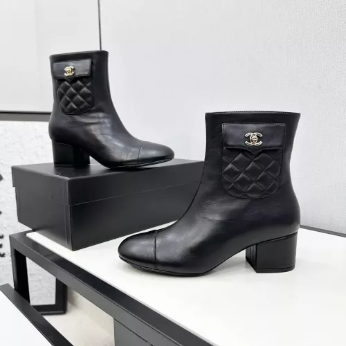 Cheap Chanel Boots For Women #1275590 Replica Wholesale [$132.00 USD] [ITEM#1275590] on Replica Chanel Boots