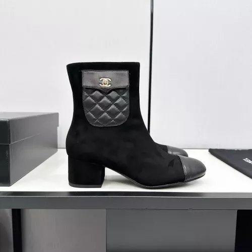 Cheap Chanel Boots For Women #1275591 Replica Wholesale [$132.00 USD] [ITEM#1275591] on Replica Chanel Boots