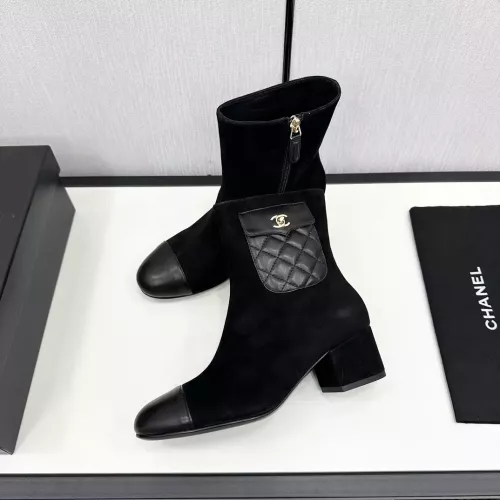 Cheap Chanel Boots For Women #1275591 Replica Wholesale [$132.00 USD] [ITEM#1275591] on Replica Chanel Boots