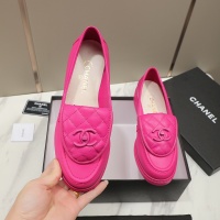 Cheap Chanel Leather Shoes For Women #1266961 Replica Wholesale [$92.00 USD] [ITEM#1266961] on Replica Chanel Leather Shoes