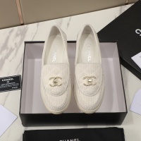 Cheap Chanel Leather Shoes For Women #1266969 Replica Wholesale [$92.00 USD] [ITEM#1266969] on Replica Chanel Leather Shoes