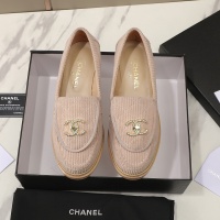 Cheap Chanel Leather Shoes For Women #1266970 Replica Wholesale [$92.00 USD] [ITEM#1266970] on Replica Chanel Leather Shoes