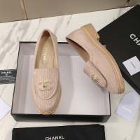 Cheap Chanel Leather Shoes For Women #1266970 Replica Wholesale [$92.00 USD] [ITEM#1266970] on Replica Chanel Leather Shoes