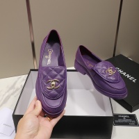 Cheap Chanel Leather Shoes For Women #1266971 Replica Wholesale [$92.00 USD] [ITEM#1266971] on Replica Chanel Leather Shoes