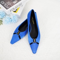 Cheap Yves Saint Laurent YSL Flat Shoes For Women #1267198 Replica Wholesale [$96.00 USD] [ITEM#1267198] on Replica Yves Saint Laurent YSL Flat Shoes