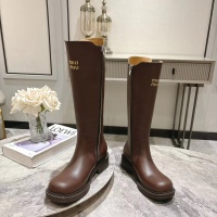 Cheap MIU MIU Boots For Women #1267225 Replica Wholesale [$145.00 USD] [ITEM#1267225] on Replica MIU MIU Boots