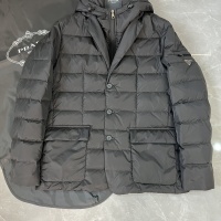 Cheap Prada Down Feather Coat Long Sleeved For Men #1267749 Replica Wholesale [$192.00 USD] [ITEM#1267749] on Replica Prada Down Feather Coat