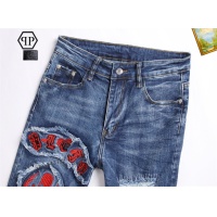 Cheap Philipp Plein PP Jeans For Men #1268143 Replica Wholesale [$48.00 USD] [ITEM#1268143] on Replica Philipp Plein PP Jeans