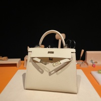 Cheap Hermes AAA Quality Handbags In Gold For Women #1268918 Replica Wholesale [$337.19 USD] [ITEM#1268918] on Replica Hermes AAA Quality Handbags