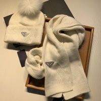 Cheap Prada Hat and Scarf Set #1269082 Replica Wholesale [$72.00 USD] [ITEM#1269082] on Replica Prada Hat and Scarf and Glove Set