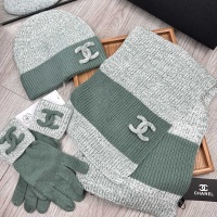 Chanel Hat and Scarf and Glove Set #1269103