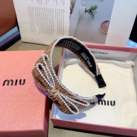 Cheap MIU MIU Headband For Women #1269784 Replica Wholesale [$27.00 USD] [ITEM#1269784] on Replica MIU MIU Headband