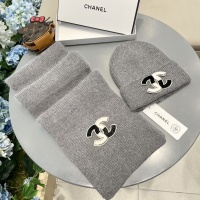 Cheap Chanel Hat and Scarf Set #1269914 Replica Wholesale [$64.00 USD] [ITEM#1269914] on Replica Chanel Hat and Scarf and Glove Set