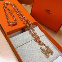 Cheap Hermes Necklaces #1270525 Replica Wholesale [$56.00 USD] [ITEM#1270525] on Replica 