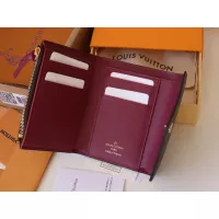 Cheap Louis Vuitton AAA Quality Wallets In Burgundy #1271133 Replica Wholesale [$85.00 USD] [ITEM#1271133] on Replica Louis Vuitton AAA+ Quality Wallets