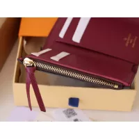 Cheap Louis Vuitton AAA Quality Wallets In Burgundy #1271133 Replica Wholesale [$85.00 USD] [ITEM#1271133] on Replica Louis Vuitton AAA+ Quality Wallets