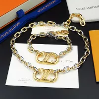 Cheap Louis Vuitton LV Jewelry Set #1271515 Replica Wholesale [$80.00 USD] [ITEM#1271515] on Replica Louis Vuitton LV Jewelry Set