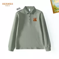 Hermes T-Shirts Long Sleeved For Men #1272359