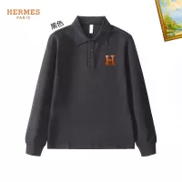 Hermes T-Shirts Long Sleeved For Men #1272361