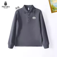 Prada T-Shirts Long Sleeved For Men #1272364