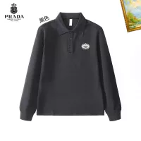 Prada T-Shirts Long Sleeved For Men #1272365