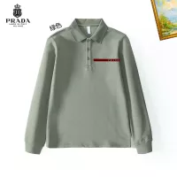 Prada T-Shirts Long Sleeved For Men #1272380