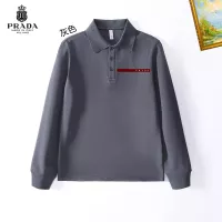 Prada T-Shirts Long Sleeved For Men #1272381