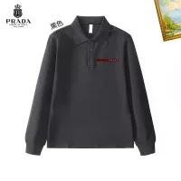 Prada T-Shirts Long Sleeved For Men #1272382