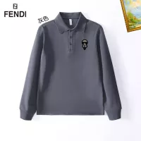 Fendi T-Shirts Long Sleeved For Men #1272393