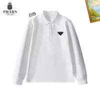 Prada T-Shirts Long Sleeved For Men #1272395