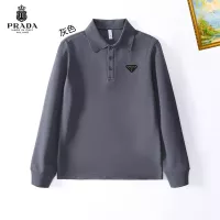 Prada T-Shirts Long Sleeved For Men #1272397