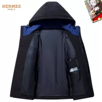 Cheap Hermes Down Feather Coat Long Sleeved For Men #1272504 Replica Wholesale [$82.00 USD] [ITEM#1272504] on Replica 