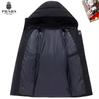 Cheap Prada Down Feather Coat Long Sleeved For Men #1272529 Replica Wholesale [$82.00 USD] [ITEM#1272529] on Replica Prada Down Feather Coat