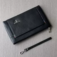 Cheap Prada AAA Man Wallets #1273403 Replica Wholesale [$92.00 USD] [ITEM#1273403] on Replica Prada AAA Man Wallets