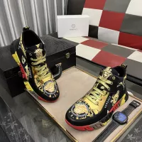 Cheap Versace High Tops Shoes For Men #1273554 Replica Wholesale [$80.00 USD] [ITEM#1273554] on Replica Versace High Tops Shoes