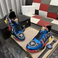 Cheap Versace High Tops Shoes For Men #1273558 Replica Wholesale [$80.00 USD] [ITEM#1273558] on Replica Versace High Tops Shoes