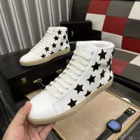 Cheap Yves Saint Laurent YSL High Tops Shoes For Men #1273665 Replica Wholesale [$98.00 USD] [ITEM#1273665] on Replica Yves Saint Laurent YSL High Tops Shoes