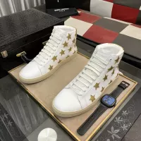 Cheap Yves Saint Laurent YSL High Tops Shoes For Men #1273671 Replica Wholesale [$98.00 USD] [ITEM#1273671] on Replica Yves Saint Laurent YSL High Tops Shoes