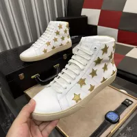 Cheap Yves Saint Laurent YSL High Tops Shoes For Men #1273671 Replica Wholesale [$98.00 USD] [ITEM#1273671] on Replica Yves Saint Laurent YSL High Tops Shoes