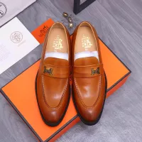 Cheap Hermes Leather Shoes For Men #1273694 Replica Wholesale [$85.00 USD] [ITEM#1273694] on Replica Hermes Leather Shoes