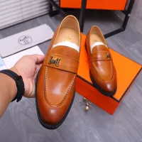 Cheap Hermes Leather Shoes For Men #1273694 Replica Wholesale [$85.00 USD] [ITEM#1273694] on Replica Hermes Leather Shoes