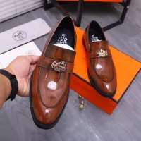 Cheap Hermes Leather Shoes For Men #1273696 Replica Wholesale [$85.00 USD] [ITEM#1273696] on Replica Hermes Leather Shoes