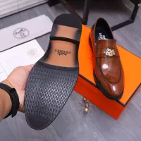 Cheap Hermes Leather Shoes For Men #1273696 Replica Wholesale [$85.00 USD] [ITEM#1273696] on Replica Hermes Leather Shoes