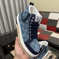 Cheap Louis Vuitton High Tops Shoes For Men #1273796 Replica Wholesale [$80.00 USD] [ITEM#1273796] on Replica Louis Vuitton High Tops Shoes