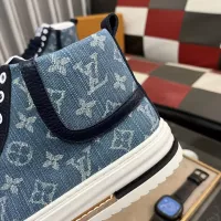 Cheap Louis Vuitton High Tops Shoes For Men #1273796 Replica Wholesale [$80.00 USD] [ITEM#1273796] on Replica Louis Vuitton High Tops Shoes