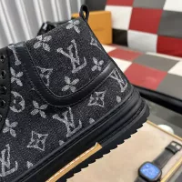 Cheap Louis Vuitton High Tops Shoes For Men #1273797 Replica Wholesale [$80.00 USD] [ITEM#1273797] on Replica Louis Vuitton High Tops Shoes