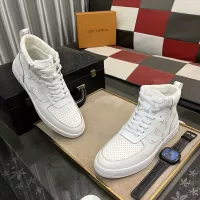 Cheap Louis Vuitton High Tops Shoes For Men #1273808 Replica Wholesale [$80.00 USD] [ITEM#1273808] on Replica Louis Vuitton High Tops Shoes